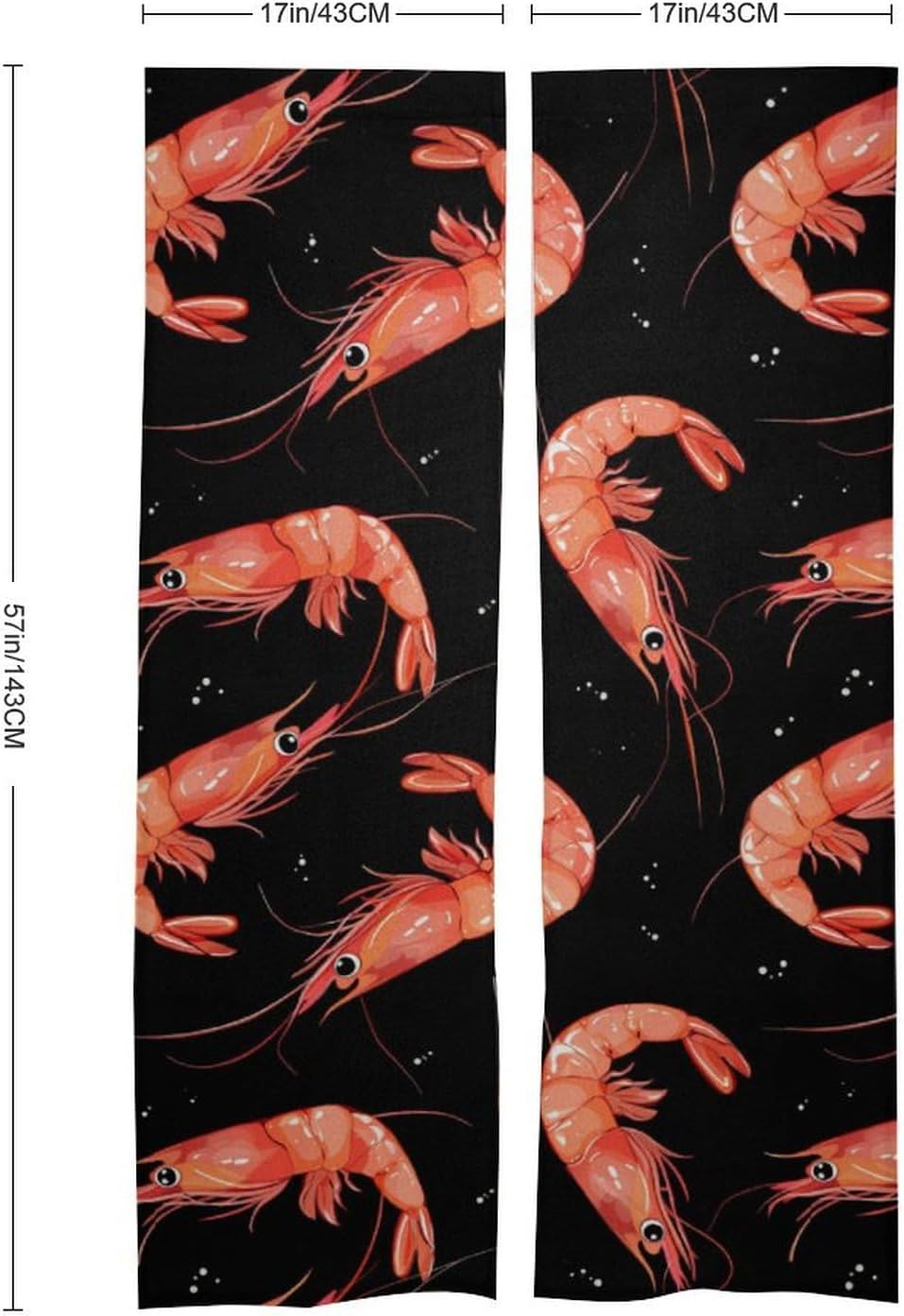 Cartoon Shrimp Door Curtain Blackout Door Cover Doorway Curtain Door Screen for Home Accessories