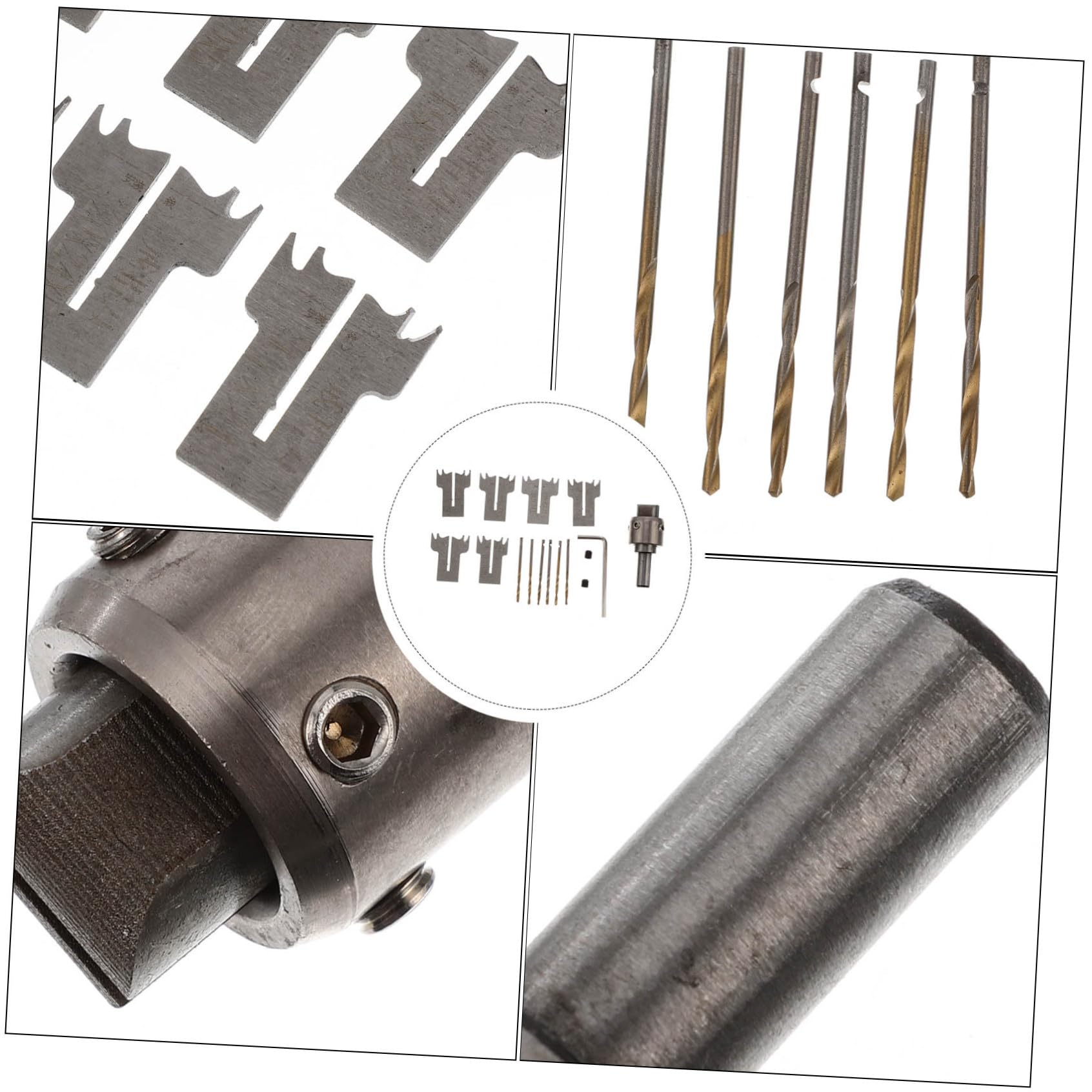 Punte per Trapano ad Alta Precisione per Realizzare Anelli e Bracciali Artigianali Set in Acciaio Taglio Preciso Kit per Legno e Pvc