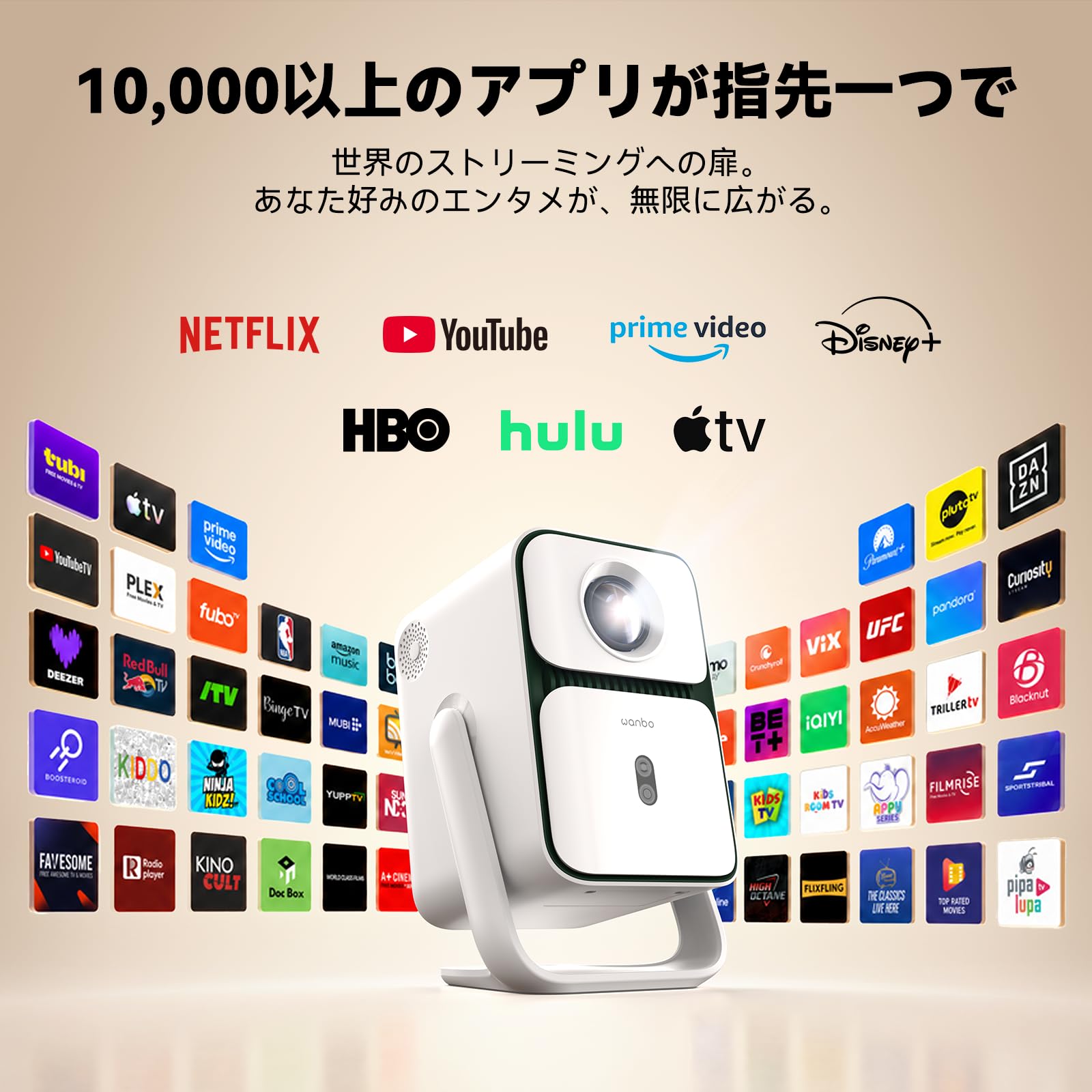 2026 バージョン Wanbo T2 Ultra Google TV 14搭載 Amazon.co.jp: 【最新Google TV 14搭載・2026 バージョン】 Wanbo T2