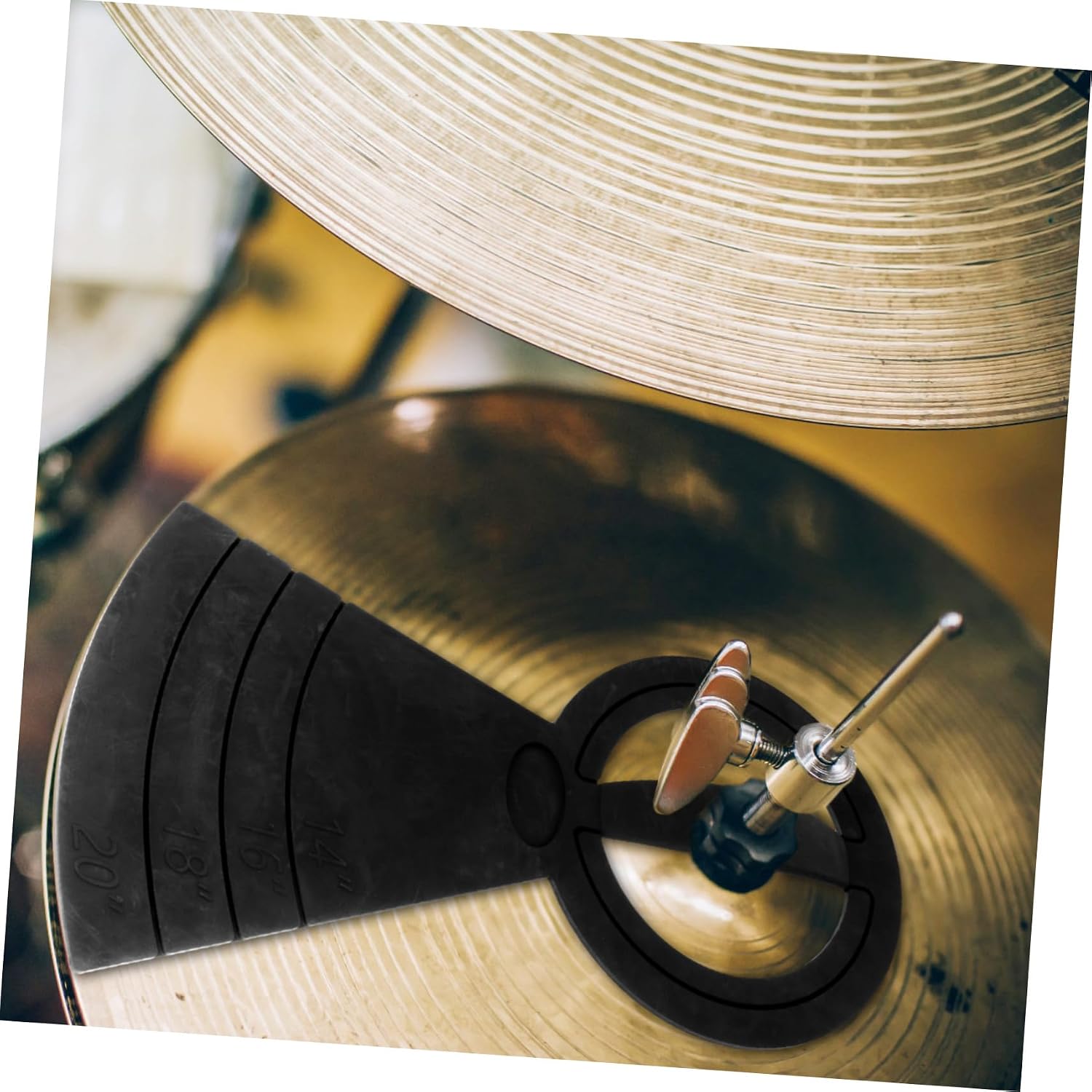 1Pc Drum Mute Pad Cymbal Cushion Noise Reduction Drum Accessory for Precise Sound Dampening and Enhanced Practice Experience