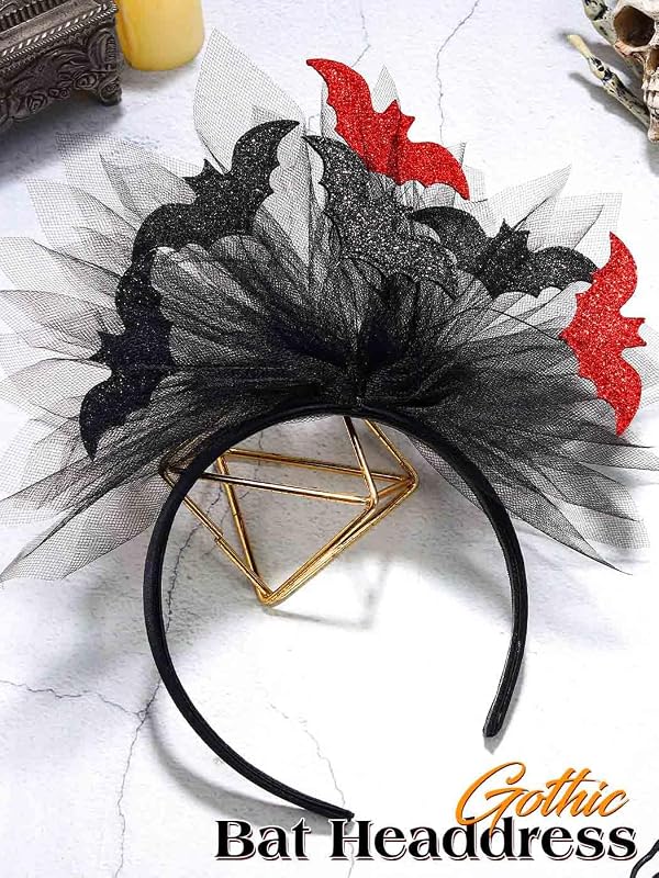 Kilshye Bat Headband Gothic Halloween Hair Accessories for Women by Kilshye - Used condition - Image 2