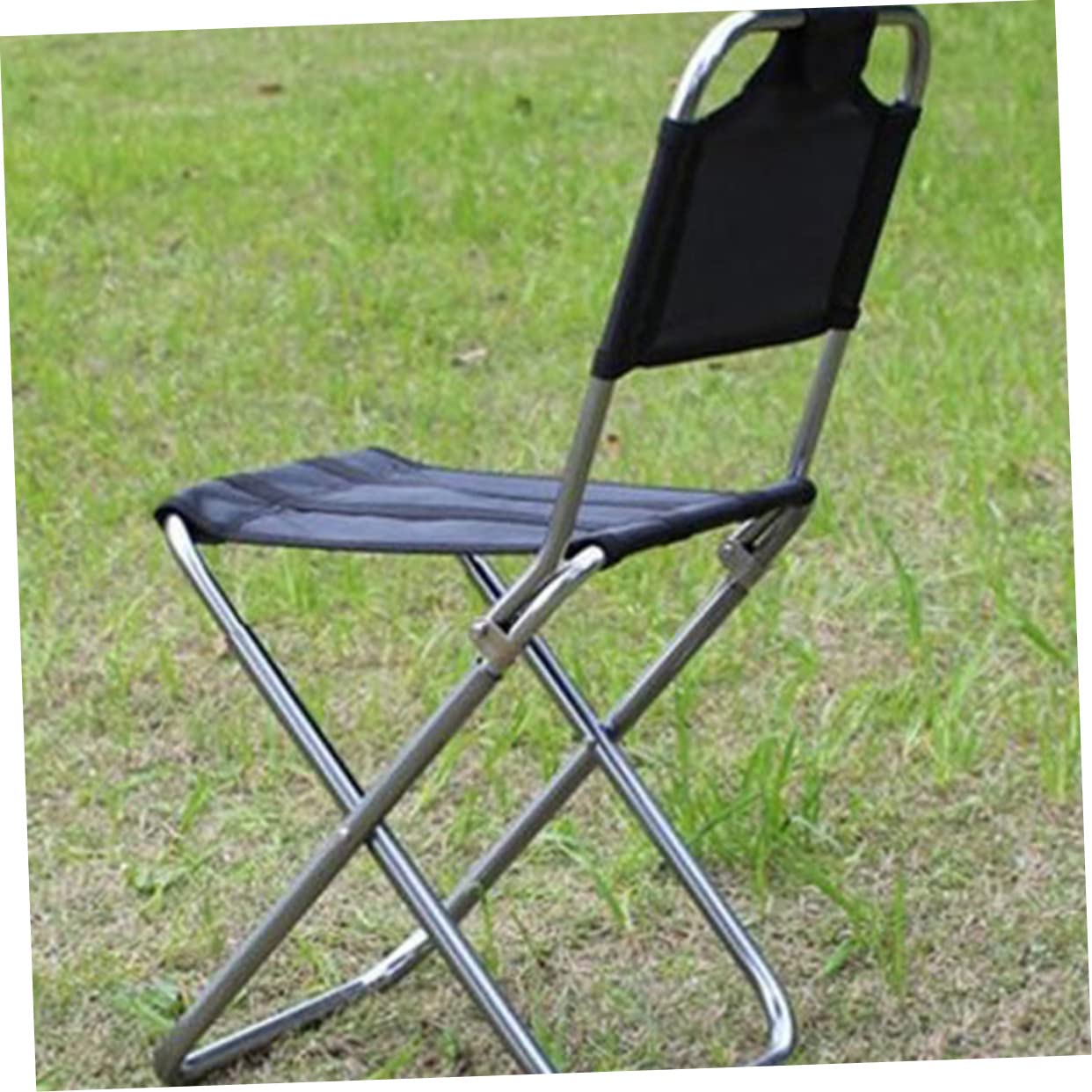 HEMOTON Sedia Pieghevole per Campeggio Sgabello da Esterno Leggero Comodo per Sport all Aperto Sedia da Pesca Pieghevole per Picnic Giardinaggio e Viaggi