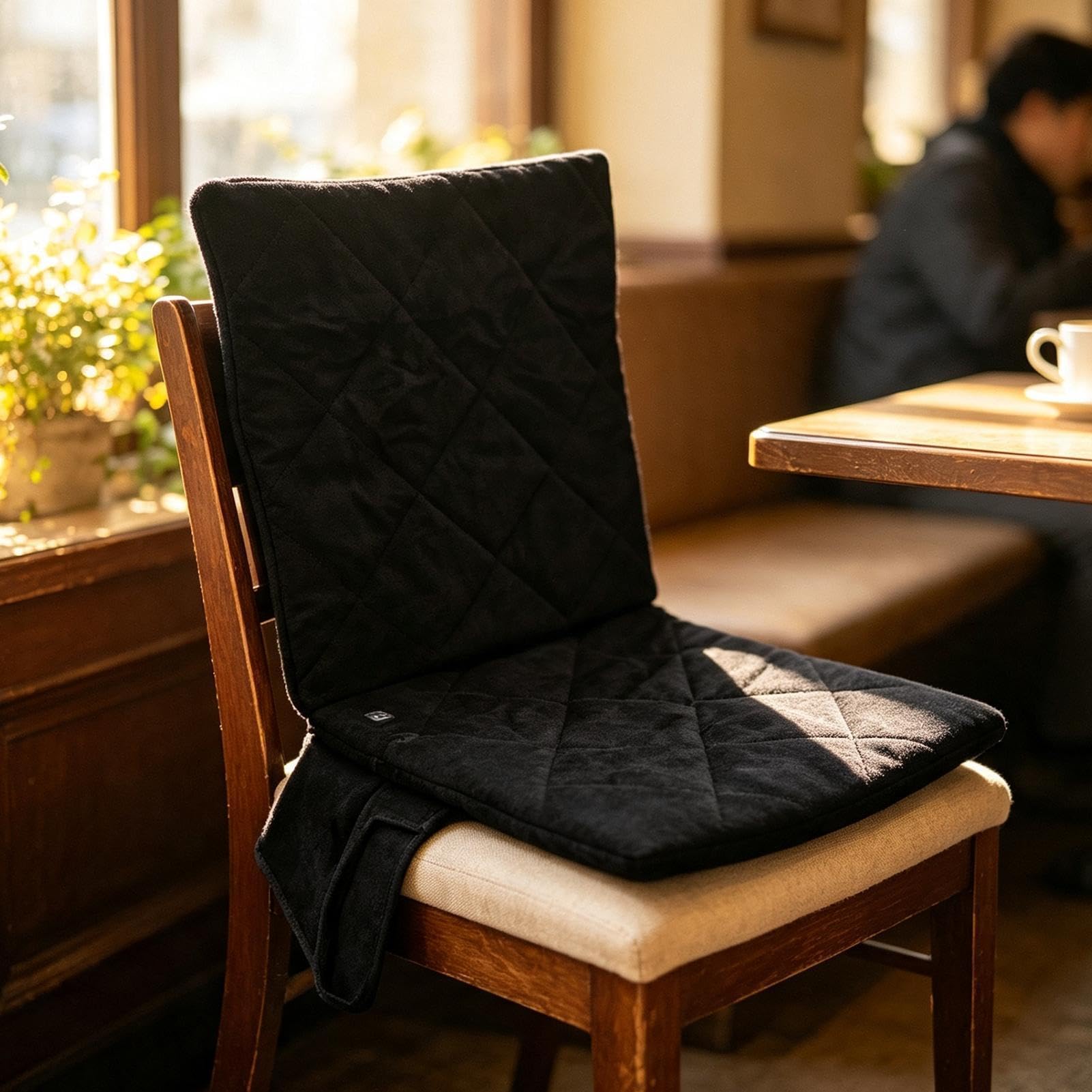 Almohadilla Térmica para Silla Calentador De Cojín Plegable Para Gradas Con | Almohadilla Para Asiento Calefactada para Hogar, Estadio, Camping, Pesca, Aire Libre, Gradas y Conc