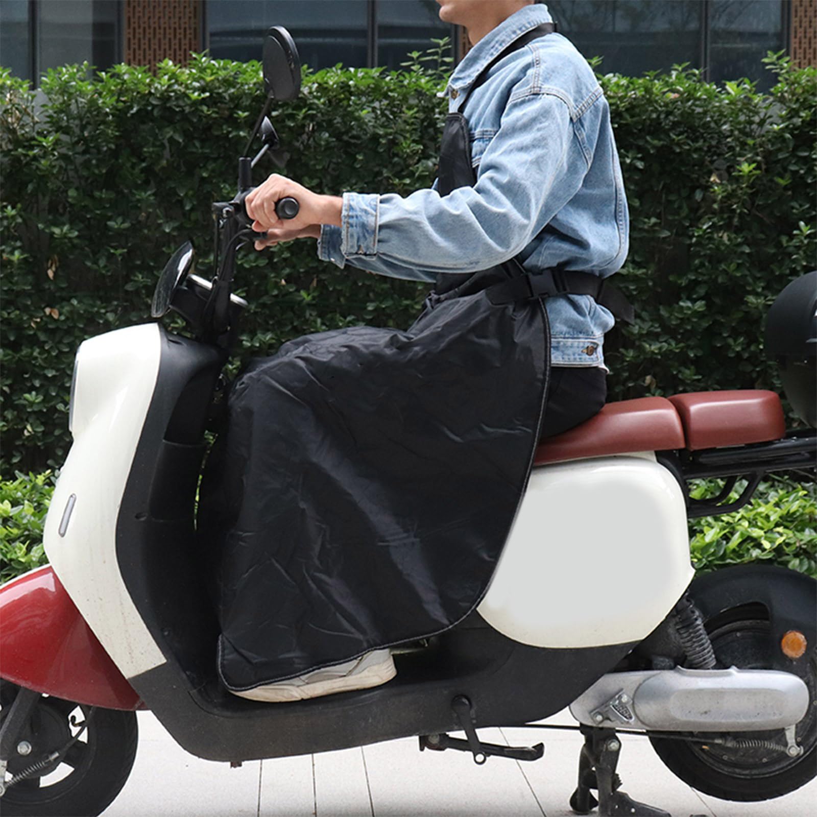 Copertura impermeabile per gambe scooter coperta per ginocchio più calda copertura antipioggia antivento moto trapunta invernale per pioggia fredda inverno