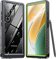 Vista 10 de ANTSHARE Funda impermeable para Samsung Galaxy S24, lente incorporada y protector de pantalla de cuerpo completo de 360°, resistente a prueba