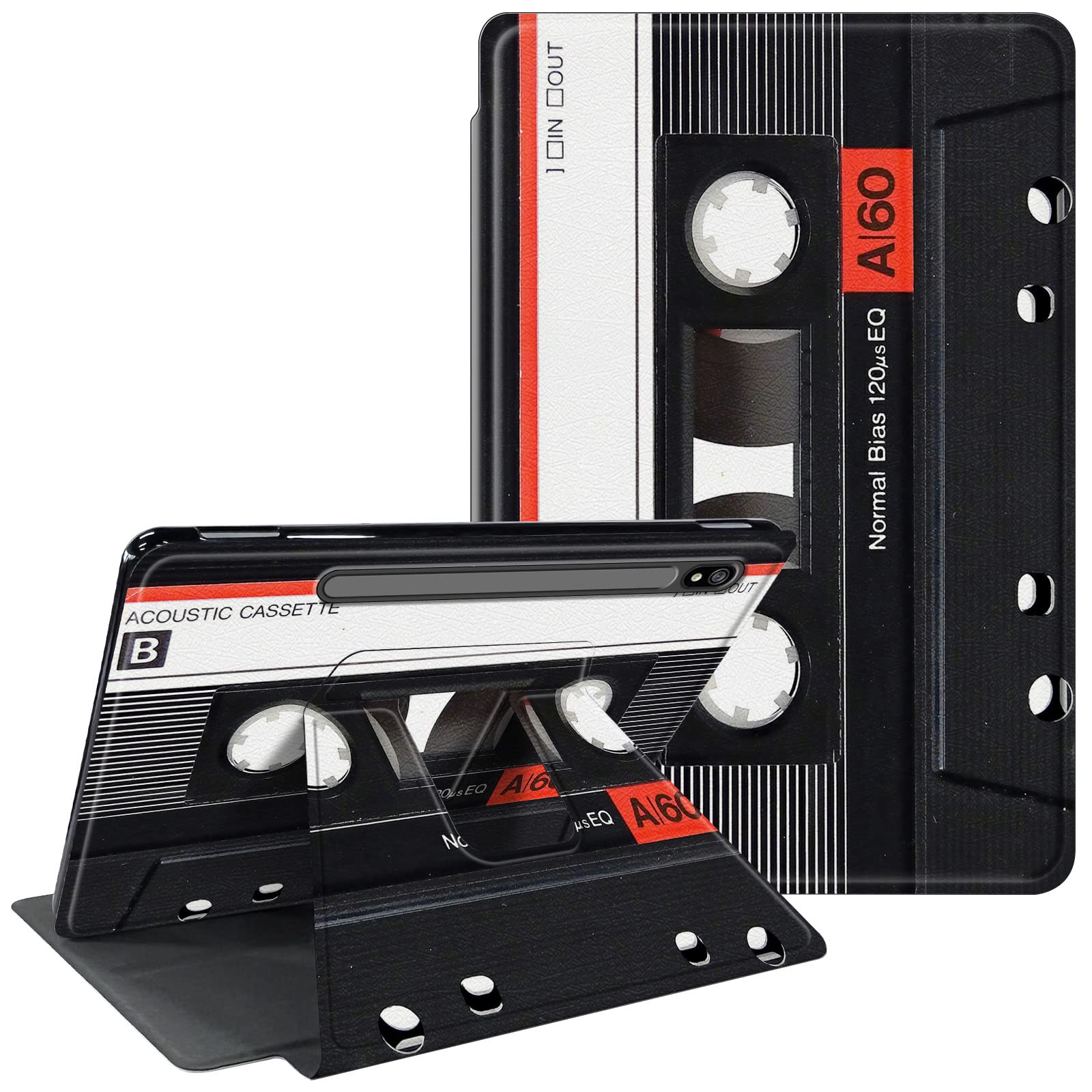 CGFGHHUY Case for Galaxy Tab S8 Plus/S7 FE 12.4 inch Tablet 360 Degree Rotating Stand Protective Smart Cover with Auto Wake Sleep Case for Samsung