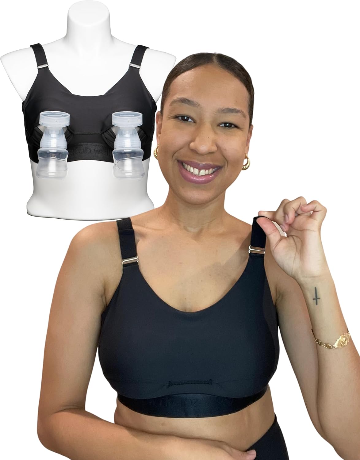 Sarah Wells Journey Nursing and Pumping Bra Neutral Colors