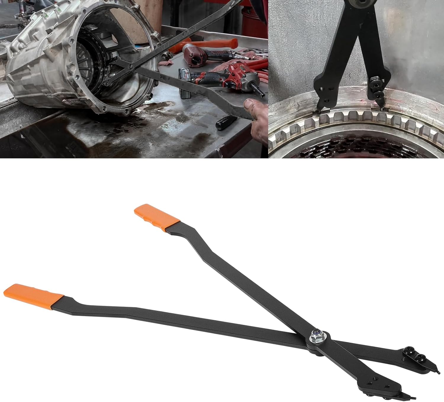 1489-26" Internal Retaining Ring Pliers for GM Transmission Large Snap Ring Pliers Fits 5L40, 5L50, 6L50, 6L80 and 6L90, Heavy-duty Large Snap Ring Removal Plier Tool with Straight Tips