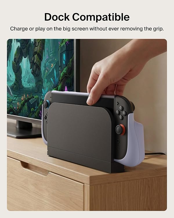 Belkin Nintendo Switch 2 Case Grip, 30W 10000mAh Magnetically Attachable Power Bank with Digital Display, Dockable, Quick-Release, Kickstand Compatible Ergonomic Non-Slip Protective Travel Case by Belkin - Image 3