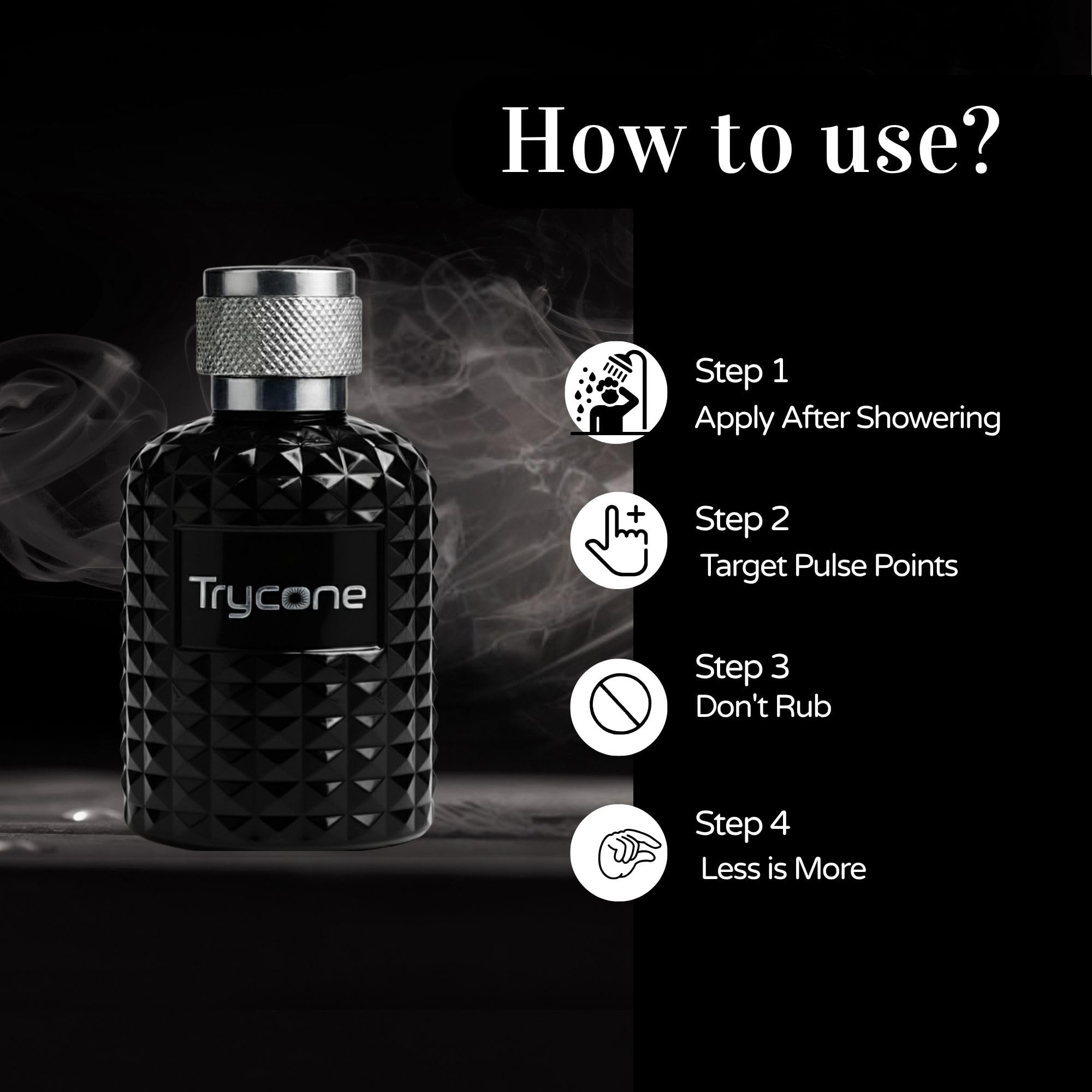 Trycone Solvante Eau de Parfum for Men | Fresh Citrus with Soft Floral Notes | Clean Musky-Woody Finish | Long-Lasting Luxury Fragrance, 50 ml Fresh Citrus, Floral & Musky Woody Notes 3