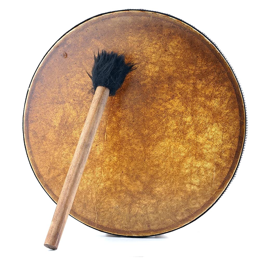 PAASHE Handpan Tambour Tambour de chaman Tambour de Haute qualité Fait à la Main 25cm Tambour éthéré Instrument de Percussion Tambour de Langue Tambour de Handpan Portable Haute qualité