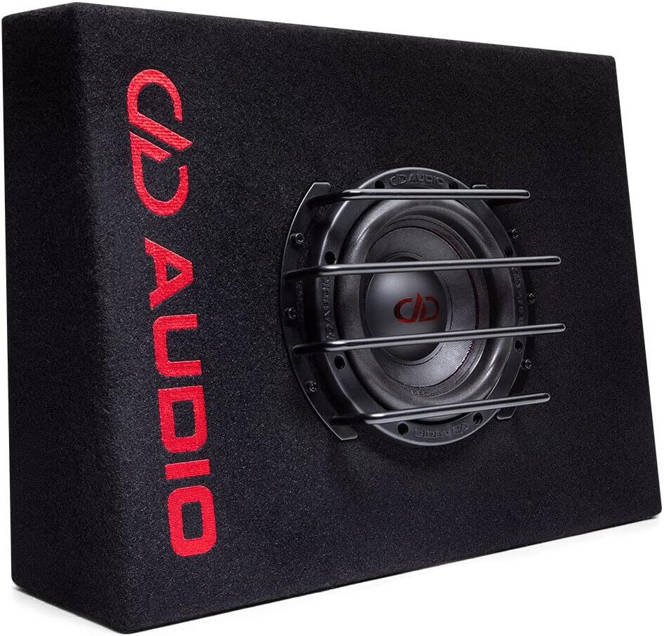 LEST06d 6.5" 500W Shallow Slim Enclosure Box Subwoofer