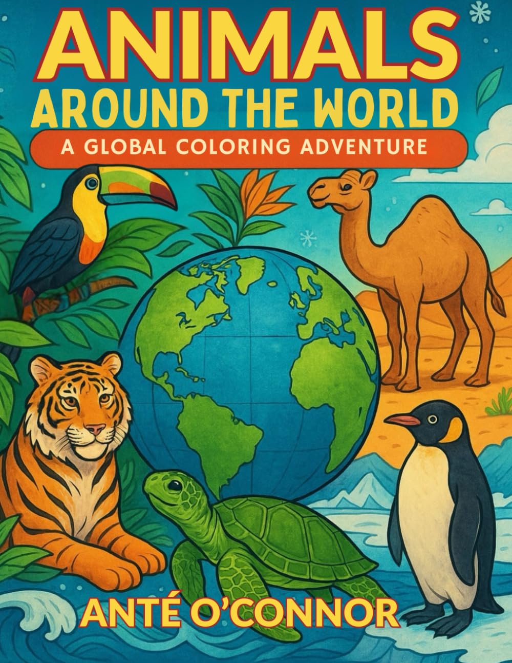 Animals Around The World: A Global Coloring Adventure
