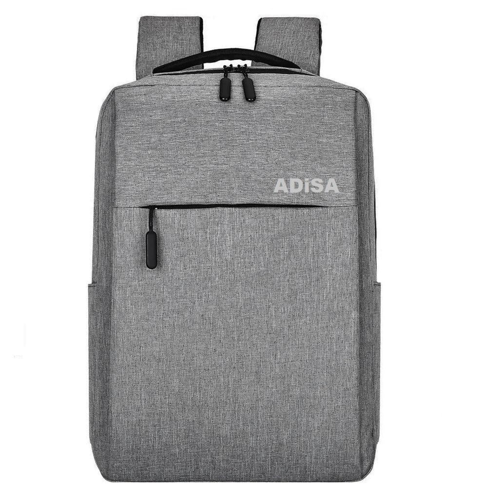 ADISA Large laptop backpack office bag college travel back pack with USB (Grey) (B0BXQD8DZX) Amazon Price History, Amazon Price Tracker