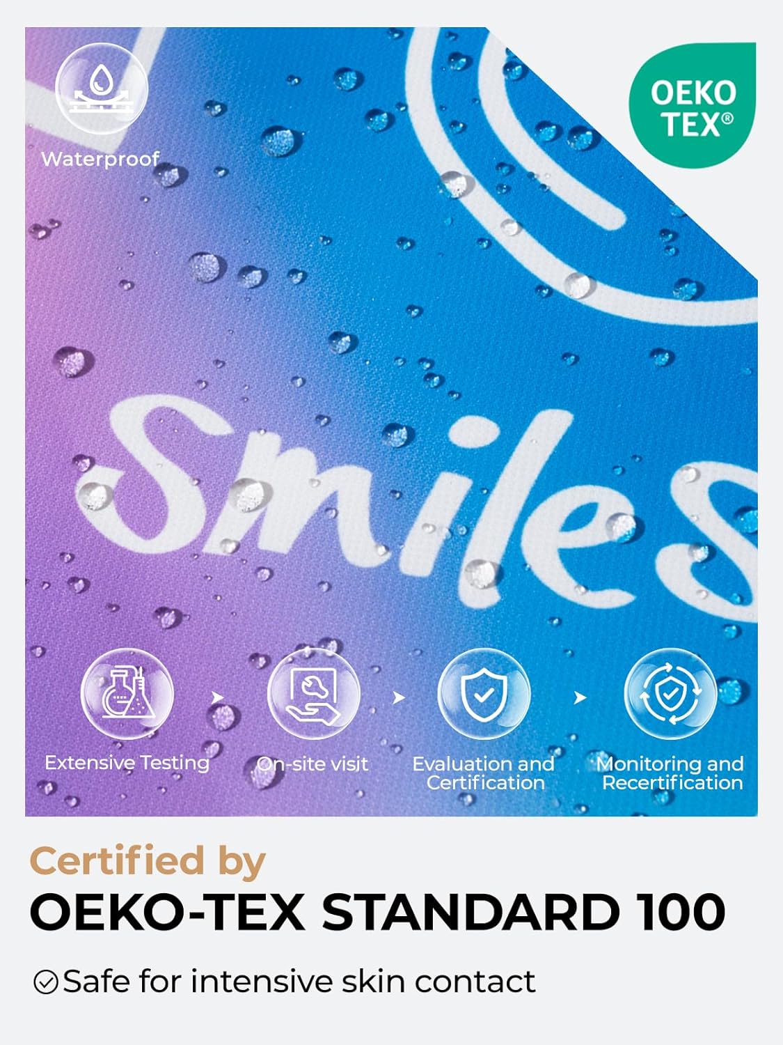 Kids Rain Jacket Waterproof Raincoat Mesh Lined Coat with Removable Hood for Boys Girls - Image 4