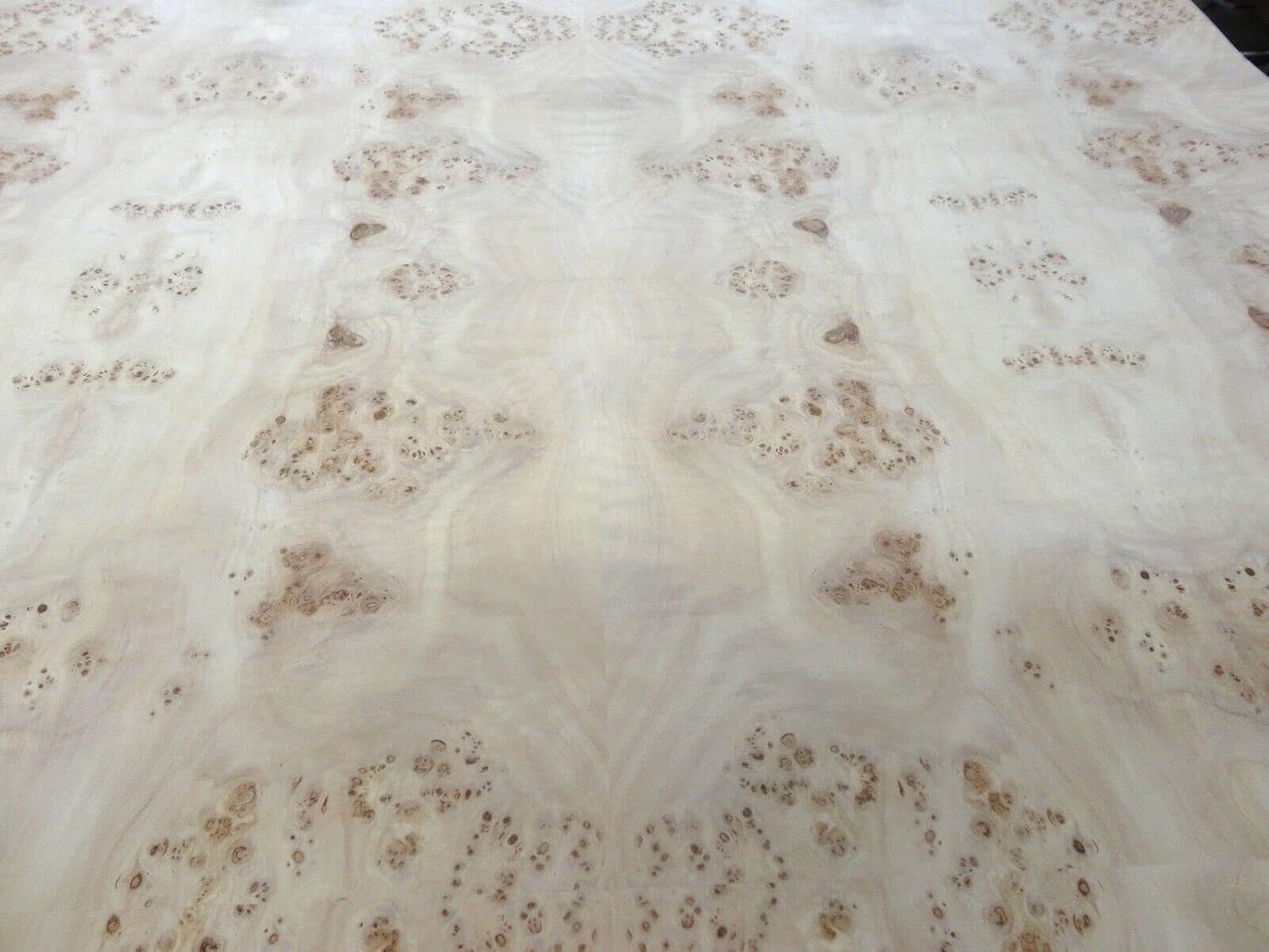 Mappa Burl Wood Veneer Sheet 24" x 96" with Paper Backer 2' x 8' x 1/40 Thick AA