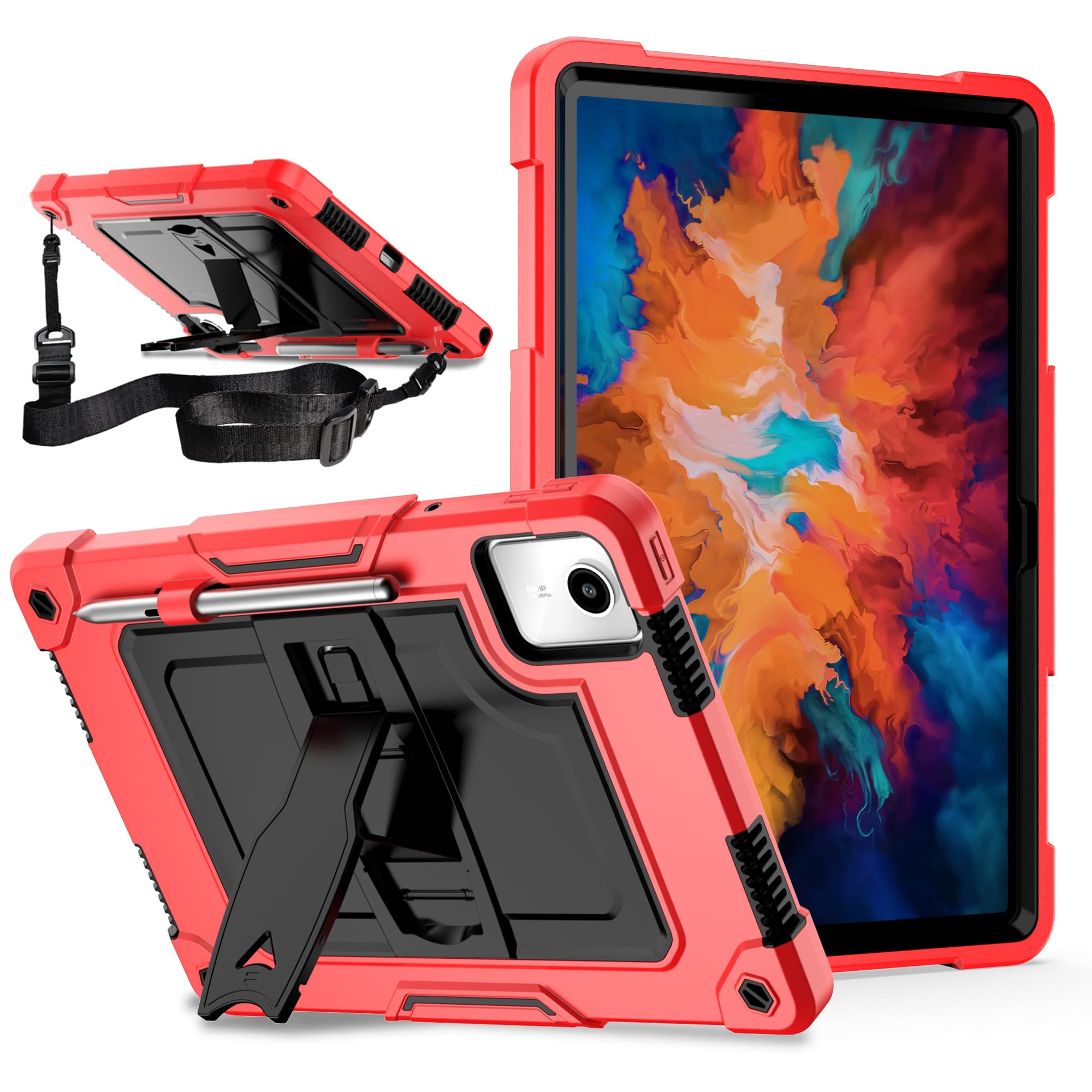 Doemoil Case for Lenovo Tab M11 (TB330FU/TB330XU)/Idea Tab 11" (TB336F) 11 inch 2024/2025 Kids Case Cover with Shockproof Kick Stand for Lenovo M11/