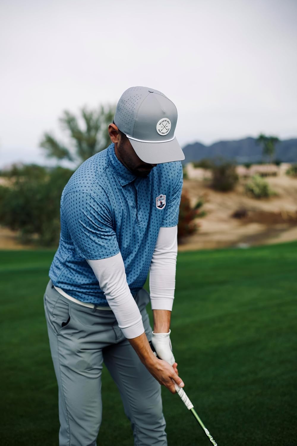 Golf Hat for Men - Golf Snapback - Fun Hat for Golfing - Rope Golf Hat for Men and Women - Make More Birdies