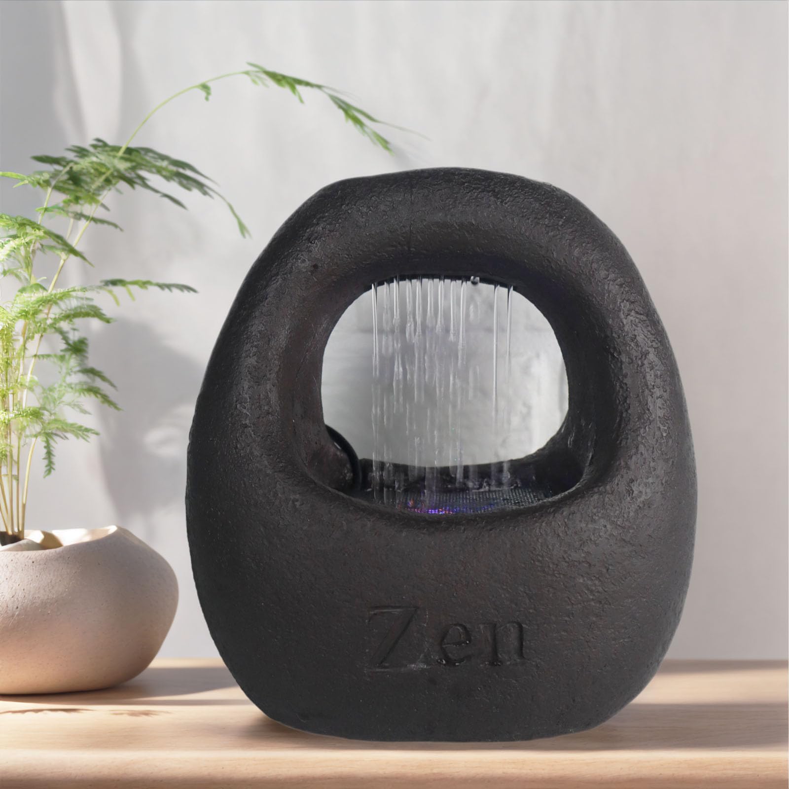 Amazon.com: Tolatr Zen Waterfall Fountain Indoor – Small Indoor