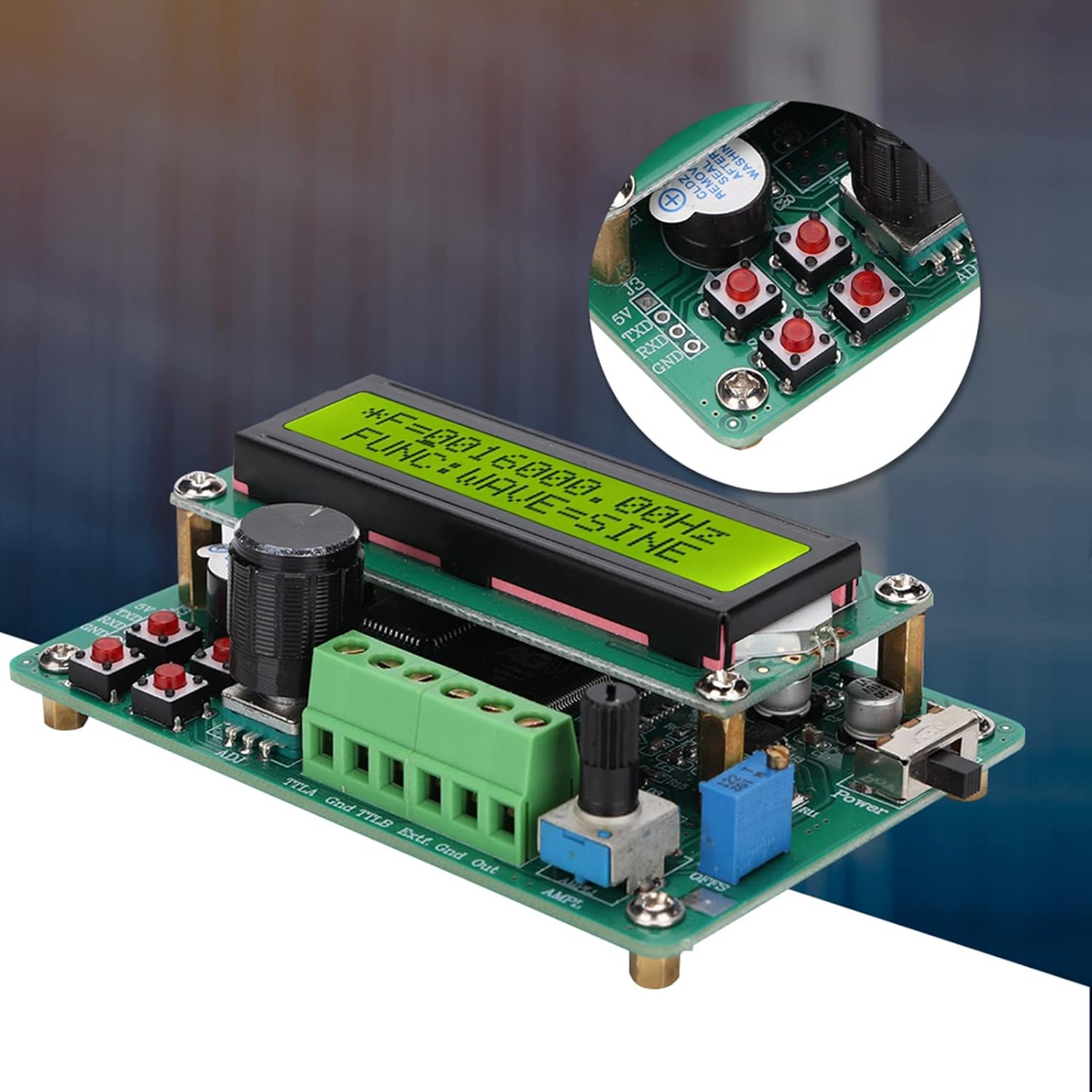 Function Generator Module, FY1005S Series DDS Function Generator, Full Frequency Generator, Triangle Sawtooth Waveform Function Generator Module