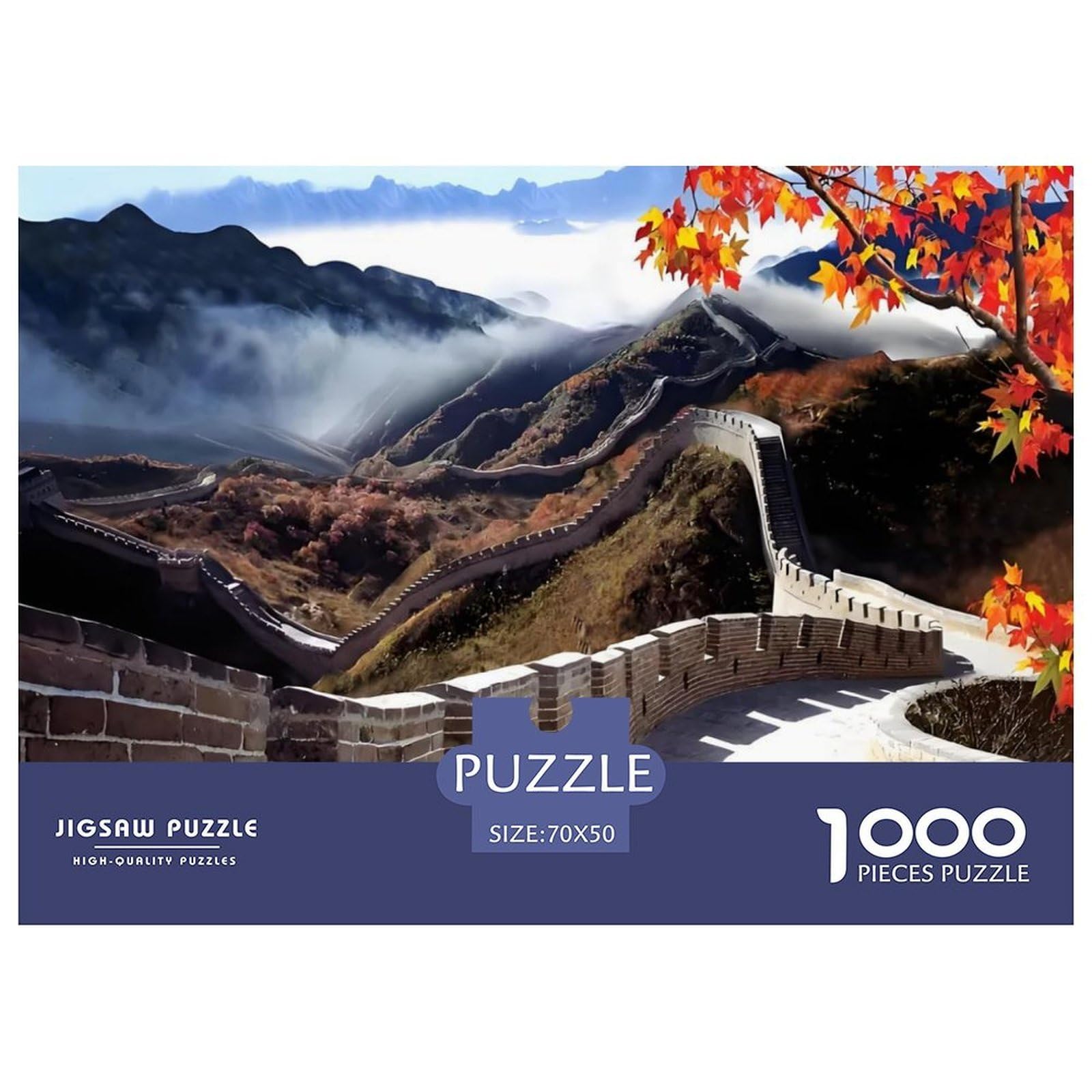 Jigsaw Puzzles 1000 Pieces The Great Wall Jigsaw 70x50cm/1000pcs Gift For Kids Stress Reliever Family Game DIY Cardboard