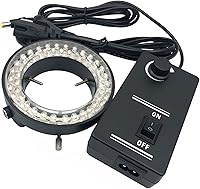Vista 2 de FainWan Accesorios para microscopio digital 60 LED Anillo ajustable Luz Iluminador Lámpara para Microscopio de Zoom Estéreo