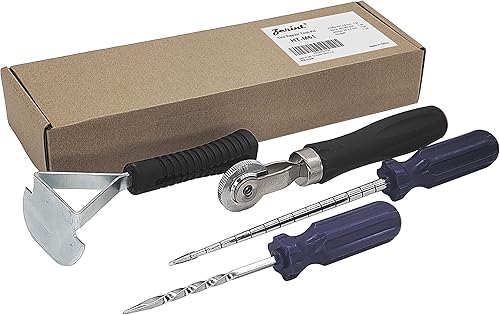 ZERINT HT-M61 Kit de herramientas de reparación de neumáticos raspador de revestimiento interior de neumáticos, 1 sonda de reparación de neumáticos,