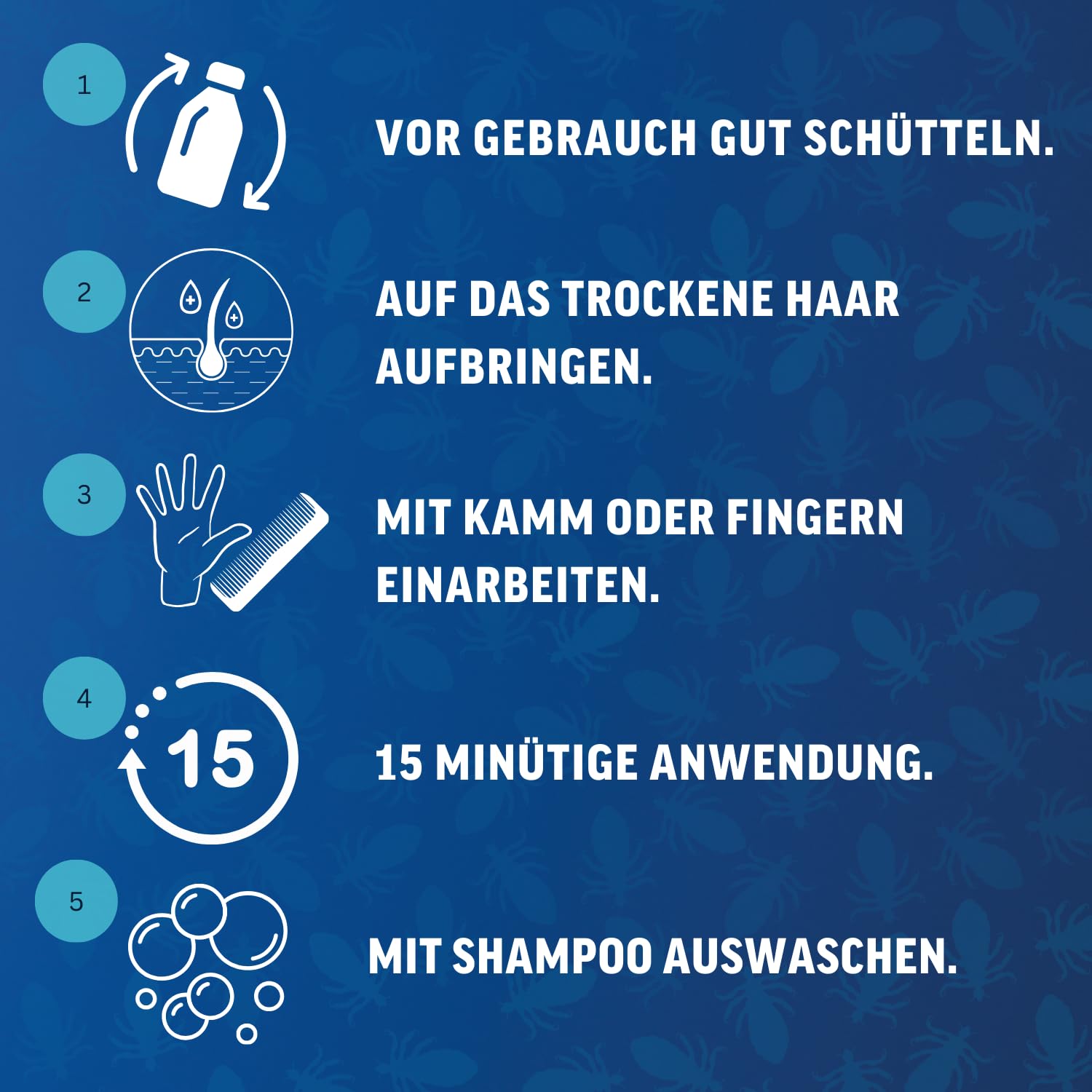 Hedrin gegen Läuse Once Spray Gel, 60 ml Lösung