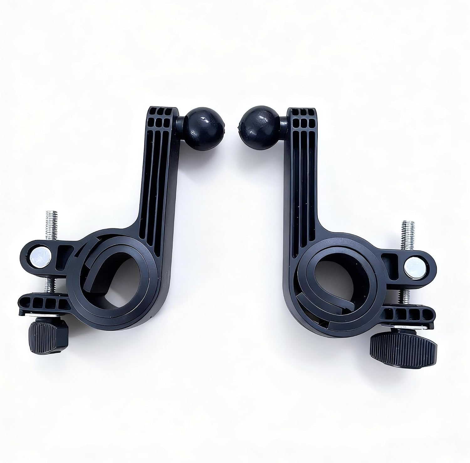 2 Pack Bike Phone Holder Handlebar Mount Clamps Replacement 17mm Ball Head Joint Stand Adapter for Motorcycle Phone Mount Holder Bicycle Handle Bar Mount Smartphone Clips Electric Scooter