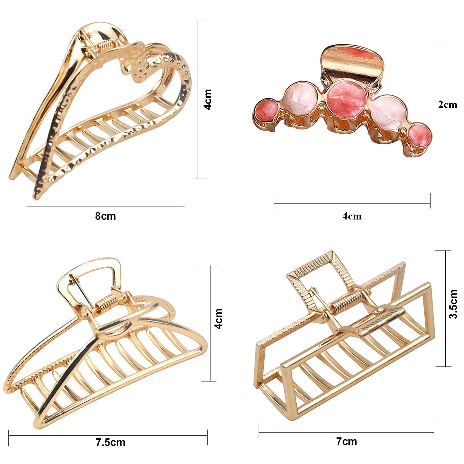 Fermaglio per capelli a becco d'anatra di grandi dimensioni per le donne coreano coda di cavallo capelli Bun Buckle ragazze parto trucco tornante copricapo accessori per capelli  200000297