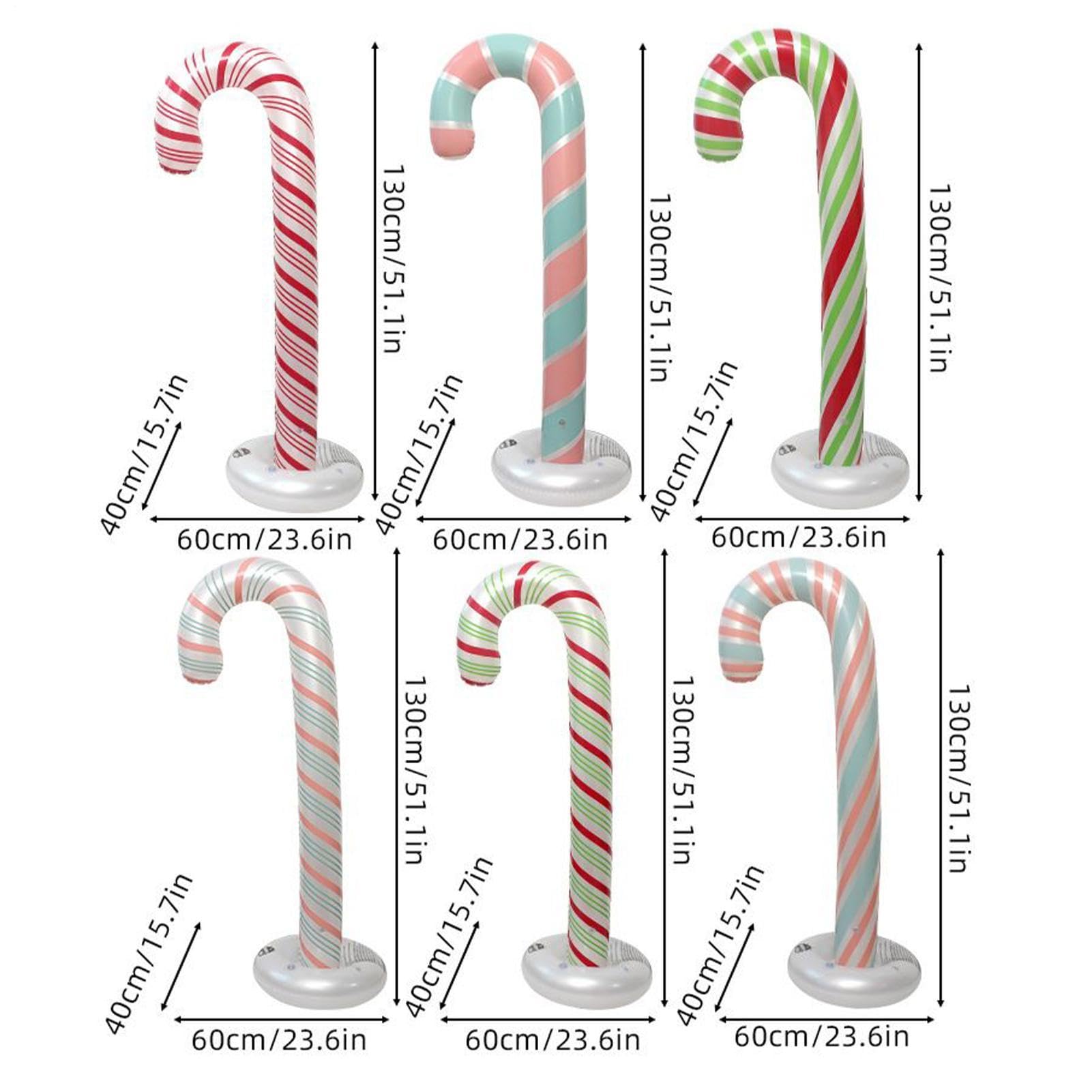 Natale Gonfiabili PVC Candy Cane Photo Prop
