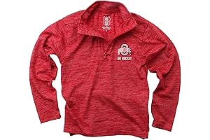 Ohio State Buckeyes Youth Long Sleeve 1/4 Zip T-Shirt