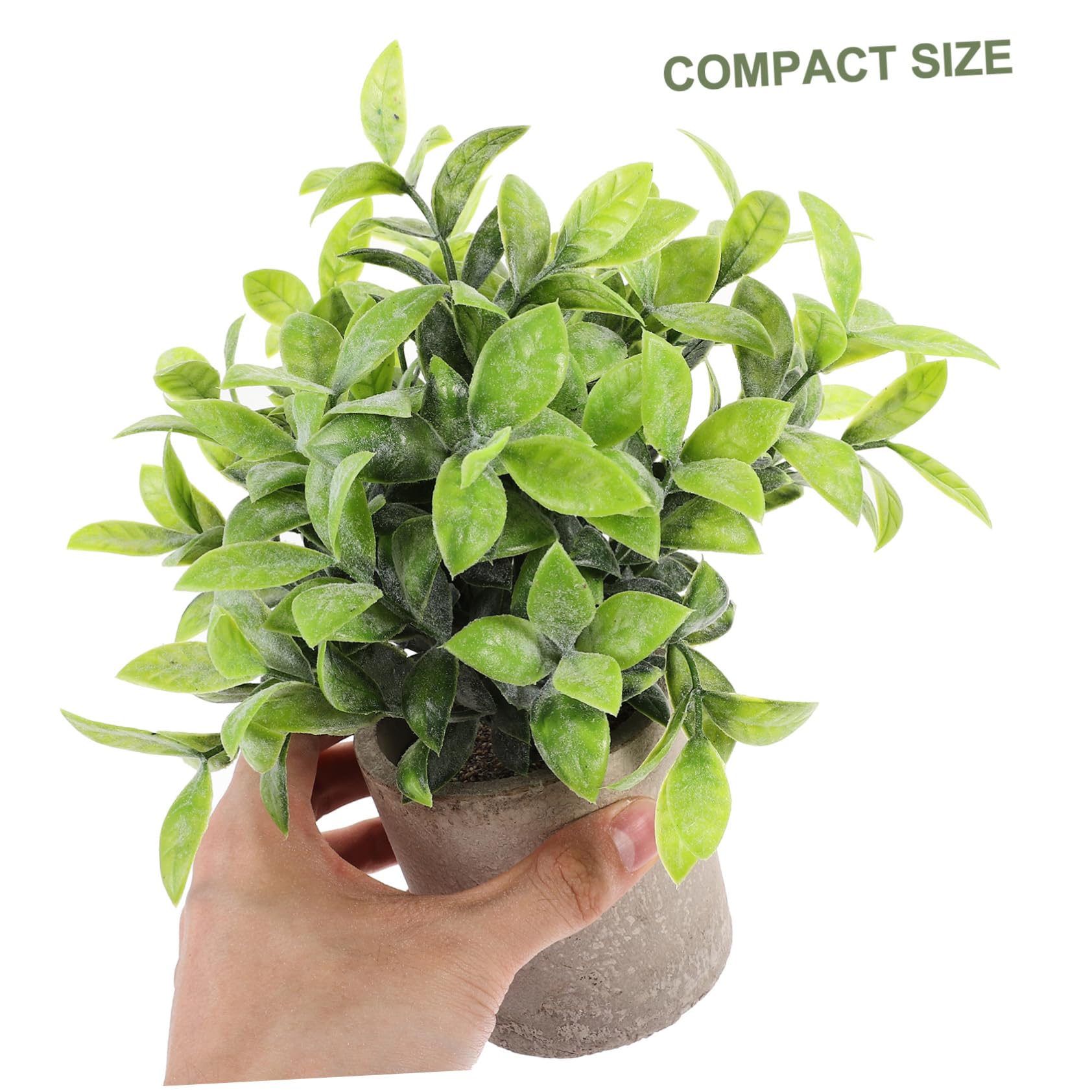 TOPBATHY Piante Di Bonsai Di Eucalipto Finto Realistiche in Vaso Ornamenti Bonsai Simulati Decorazioni Facili