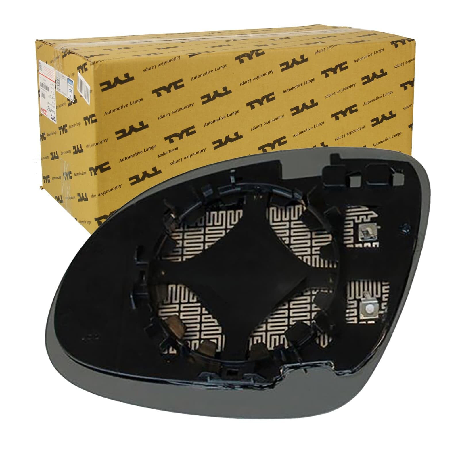 TYC 338-0005-1 Vetro specchio, specchio esterno Dx