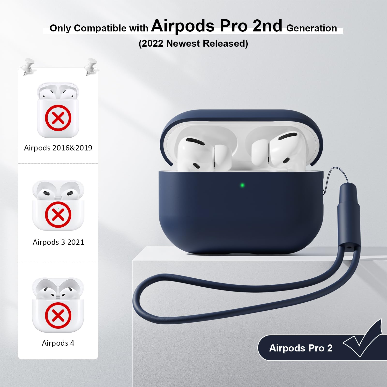 EasyBee Custodia Compatibile Con JBL Soundgear Sense [con 2 Moschettoni