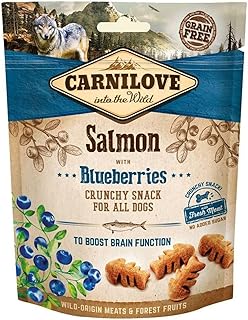Carnilove Lachs mit Heidelbeeren, knuspriger Snack für alle Hunde product image