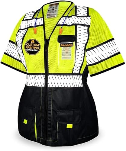 Miniatura 5 de KwikSafety - Charlotte, NC - SHERIFF & SPECIALIST Chaleco de Seguridad para Mujer ANSI OSHA