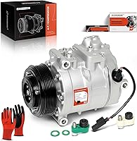 A-Premium 7SEU16C AC Compressor w/ Clutch & 6-Groove Pulley for BMW 3-Series 5-Series 1-Series Z4 M3 M5 M6 2004-2013