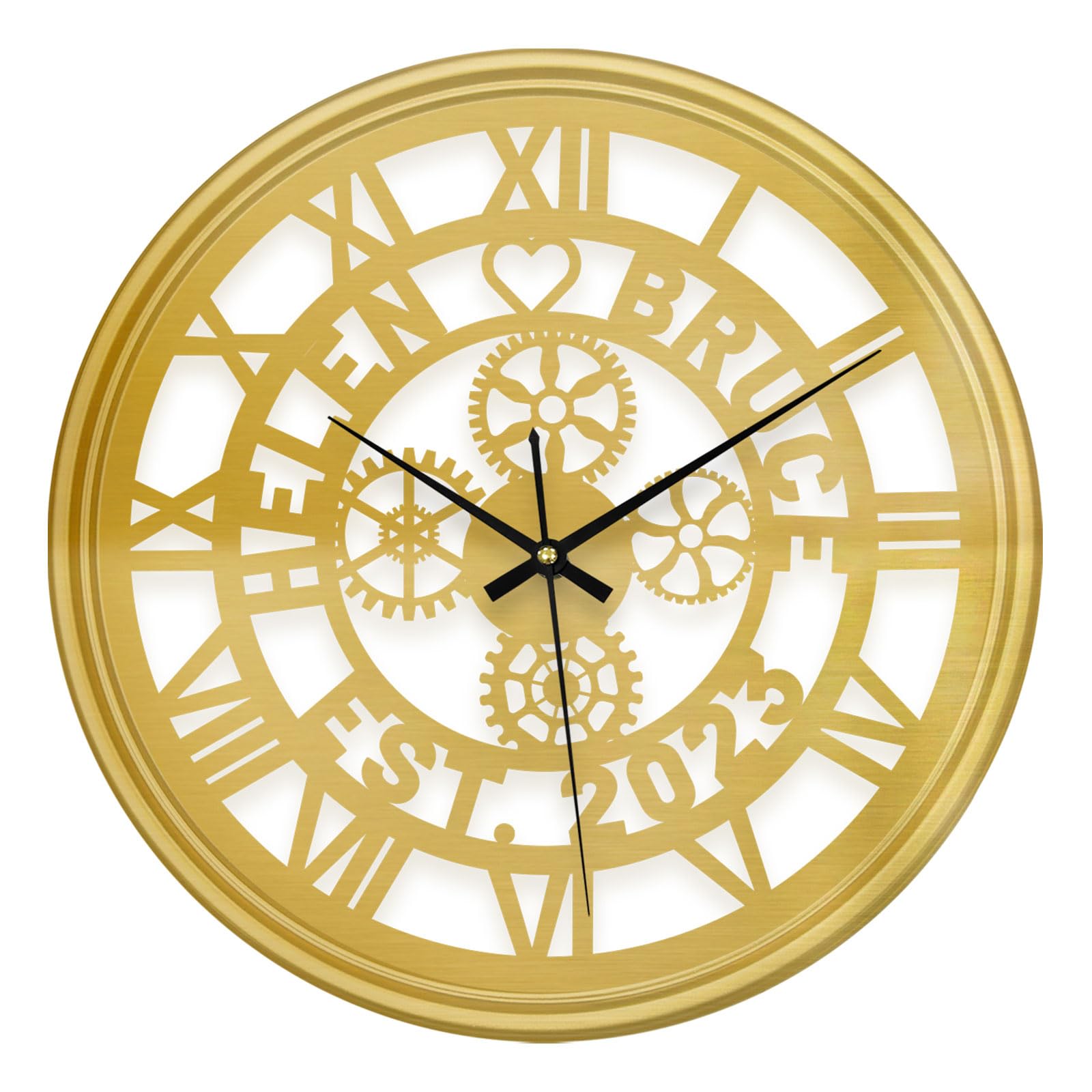 Reloj de Pared a Medida, Reloj de Pared con Nombre Personalizado