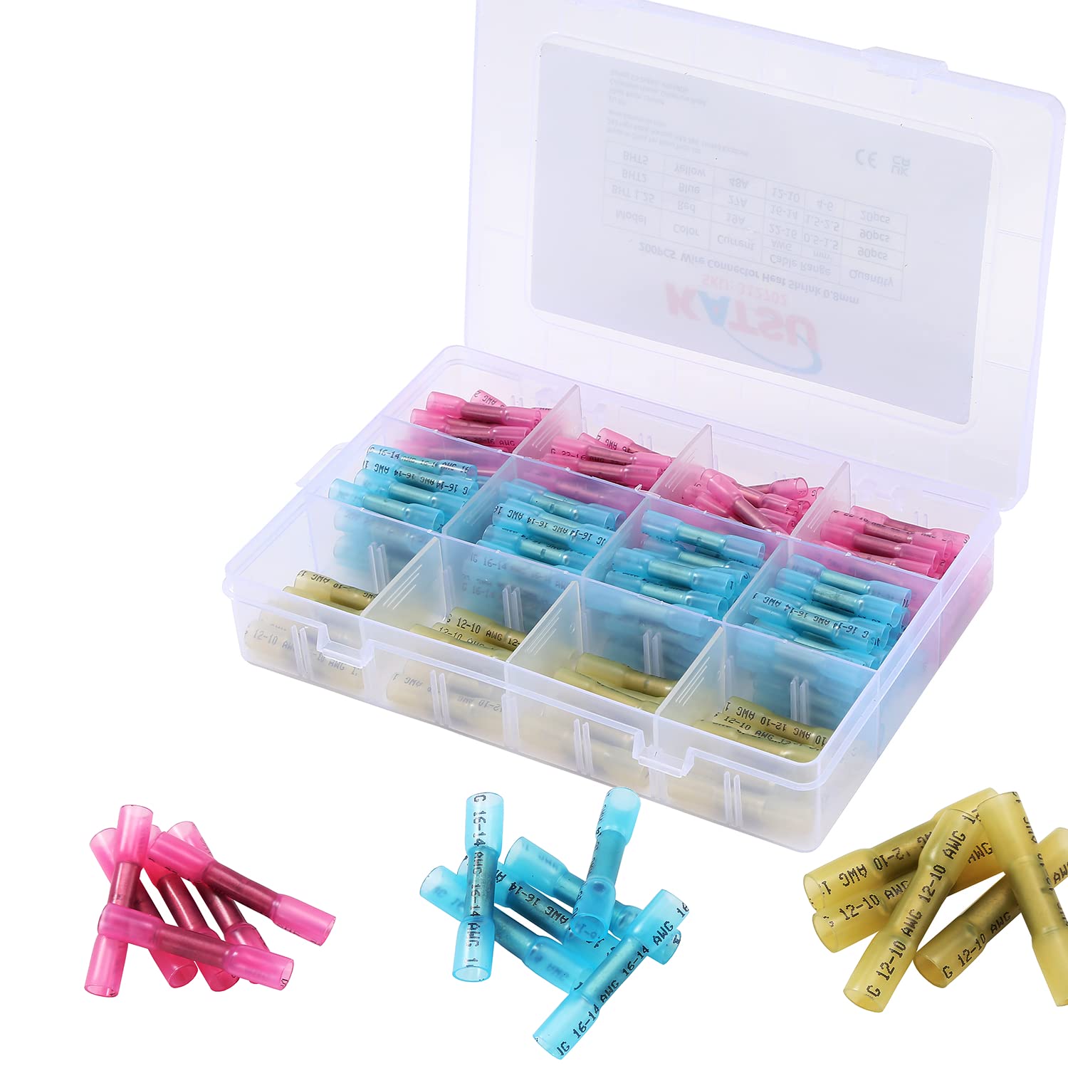 B-155-11 | Boccola A Saldare TE Connectivy, In Poliolefina, Trasparente, Diametri Da 4 → 11.5mm, Manicotto Lungo 35.5mm | RS - Foto 8