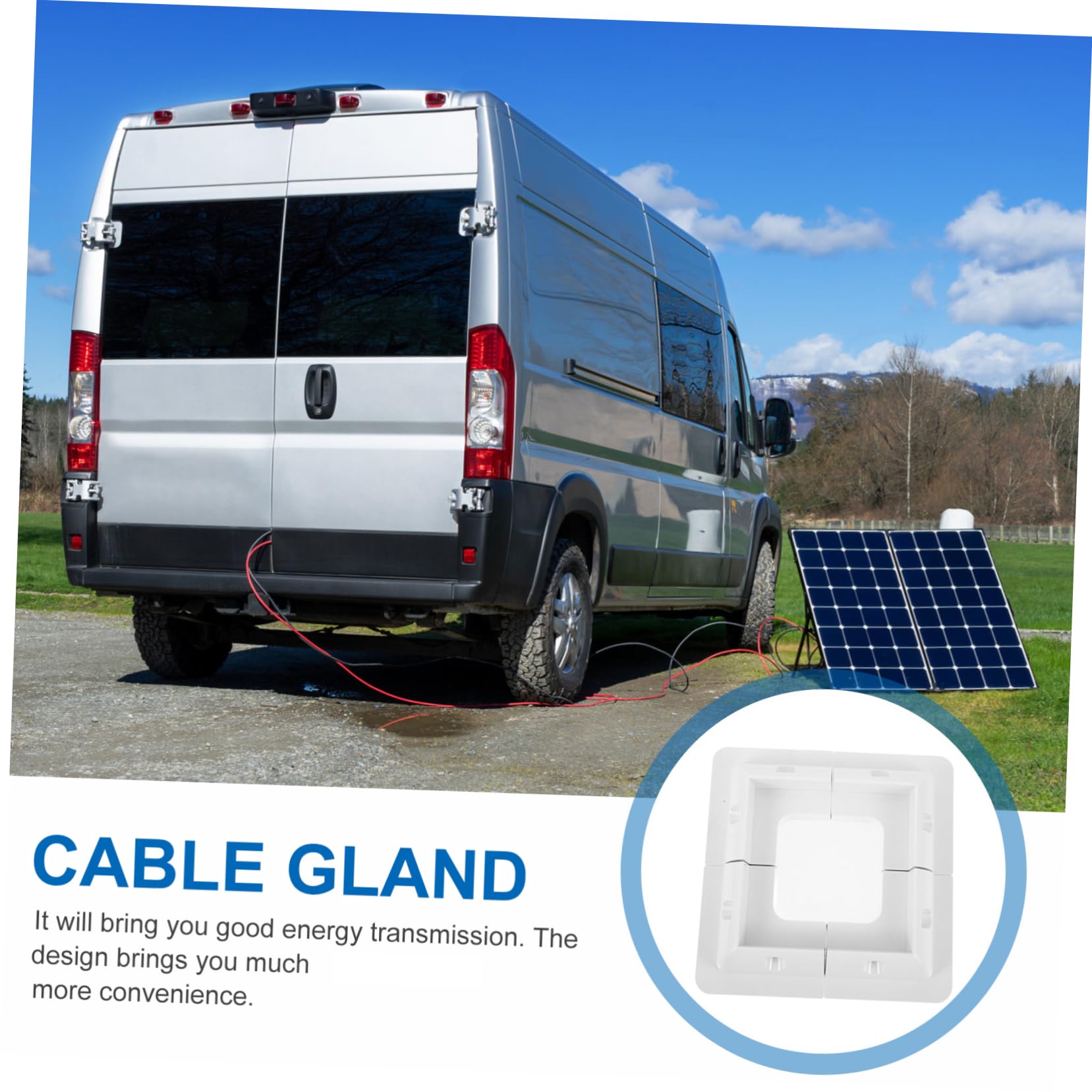 4piezas Soporte De Montaje Para Panel Solar De Soporte Para Autocaravanas Trailers y Tejados Estructura Resistente y Fácil Instalación Plastico