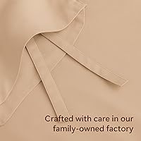 Vista 2 de Peru Pima Juego de funda de edredón Percal de 285 hilos tamaño individual/individual XL, 100% algodón Pima peruano, 2 piezas