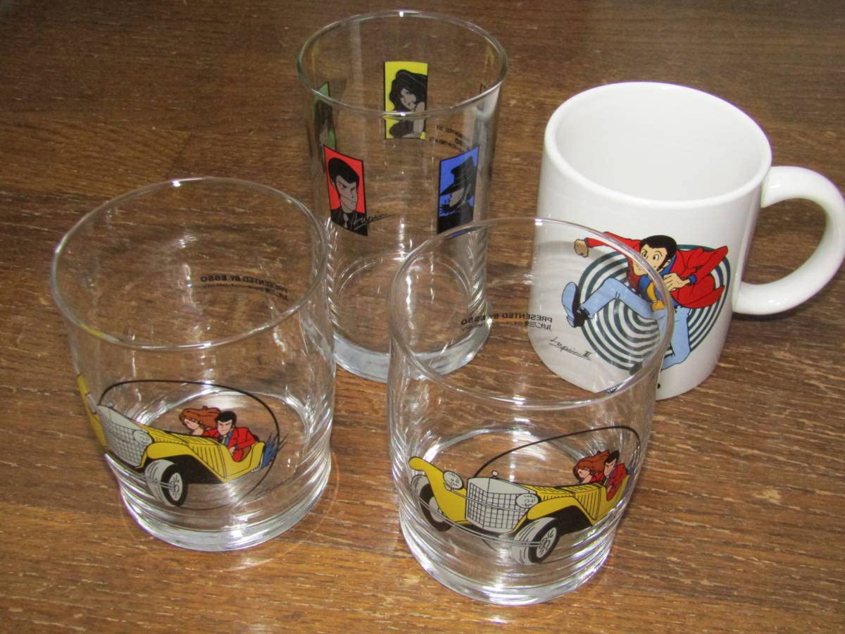 ルパン3世　オリジナルグラス 一点物希少 ルパン三世 30周年記念 グラス オリジナルグラス 3