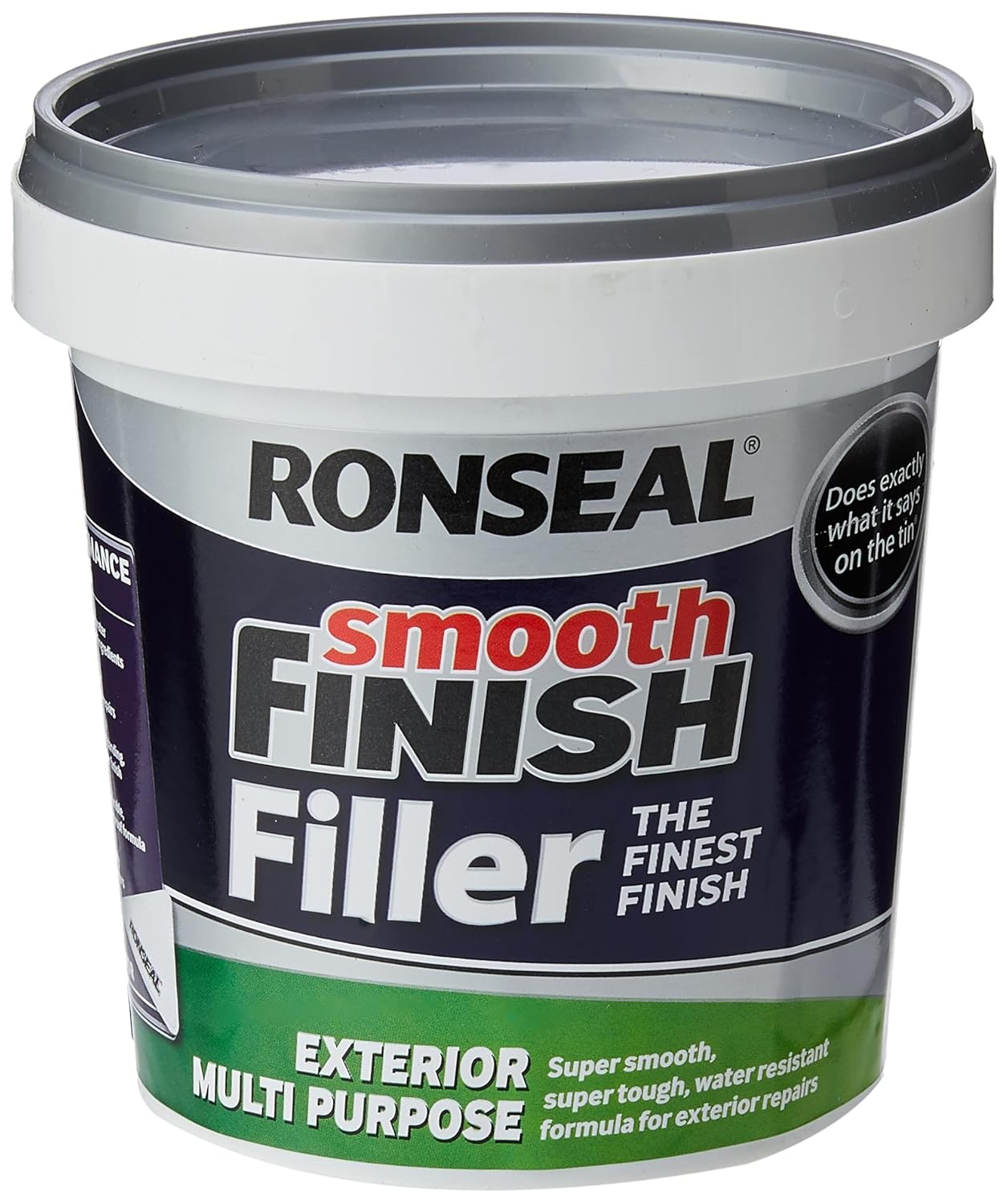 Ronseal Smooth Finish Exterior Multi Purpose Ready Mix Filler Tub 1.2