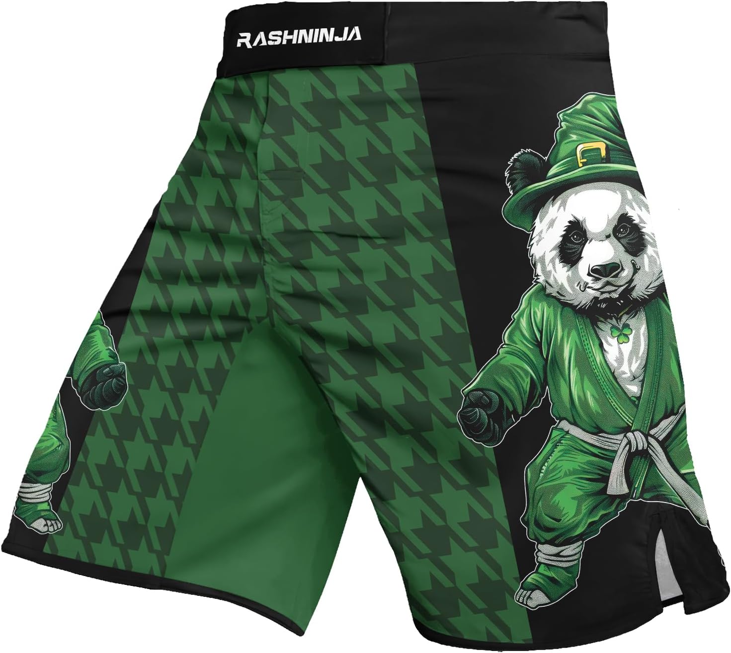 St Patrick's Day MMA Fight Shorts Boxing Shorts Men for BJJ Grappling Jiu Jitsu - Fighting Shorts for Training