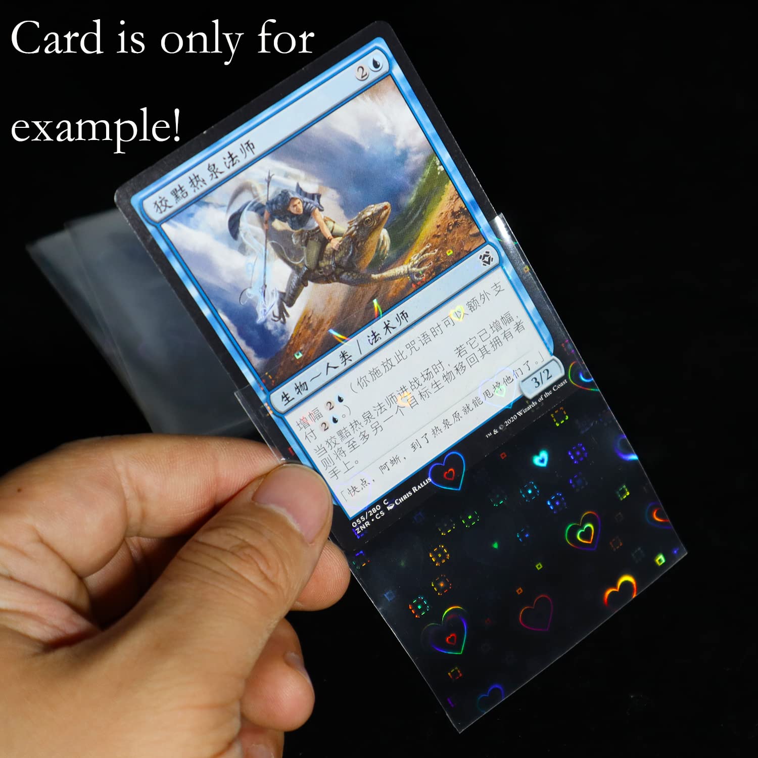 Amazon.co.jp: 100枚 ホログラフィックカードスリーブ