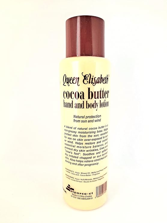 Queen Elisabeth Cocoa Butter Hand and Body Lotion