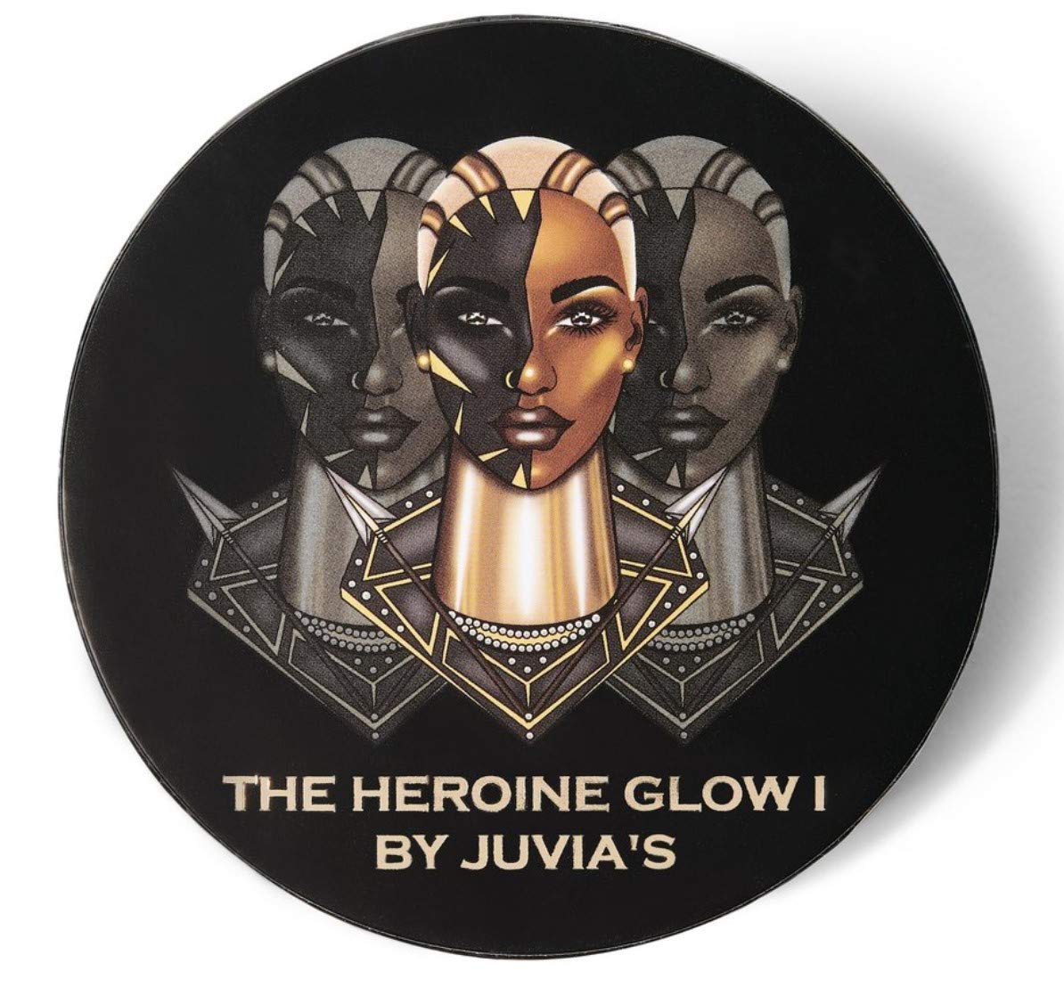 Juvia's PlaceHighlighter e Glow I - Highlighter Powder, Baked Highlighter, Shimmer Highlighter Makeup, Long-Wearing & Illuminating Cheek Highlighter - Suitable for all skin tones