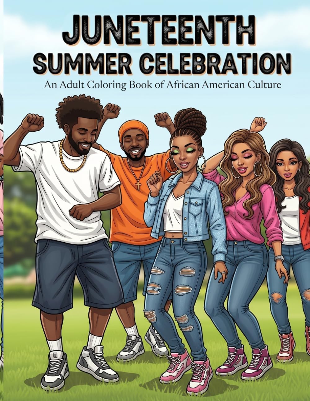 Juneteenth Summer Celebration: An Adult Coloring Book of African American Culture