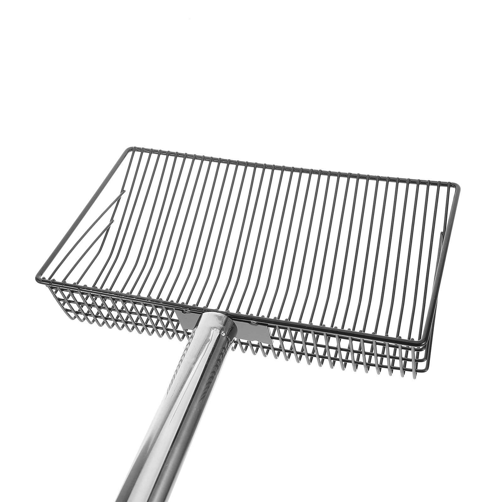 Toyvian Pelle à Litière à Long Manche Tamis Filet Outil De Nettoyage Pour Animaux Ramasse-crottes Pour Chat Pour Terrarium Pour Poulailler